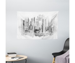 Watercolor Composition Wide Tapestry