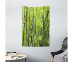 Exotic Tropical Bamboo Tapestry