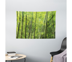Exotic Tropical Bamboo Wide Tapestry