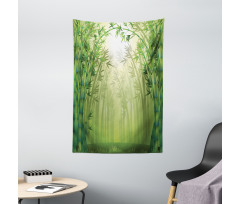 Bamboo Trees in Forest Tapestry