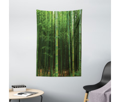Exotic Bamboo Tree Forest Tapestry