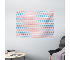 Cheery Polka Dots Graphic Wide Tapestry