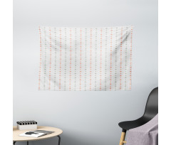 Simple Modern Circle Lines Wide Tapestry