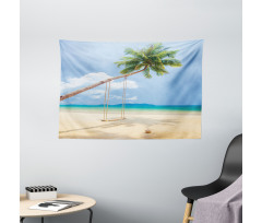 Coconut Palms Island Wide Tapestry