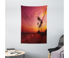 Hawaii Style Palm Trees Tapestry