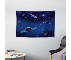 Orbit Rocket Galaxy Wide Tapestry
