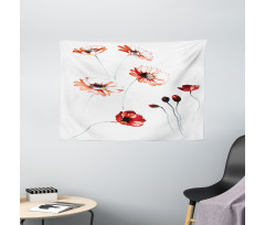 Watercolor Nature Wide Tapestry
