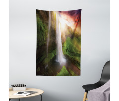 Sunset Sky in Iceland Tapestry