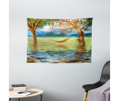 Trees in Tropical Land Wide Tapestry