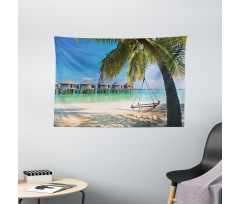 Caribbean Tropical Coast Wide Tapestry