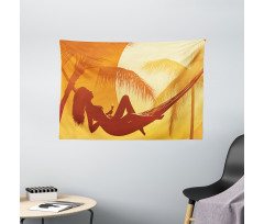 Majestic Sunset View Wide Tapestry