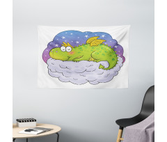 Nighttime Sleep on a Cloud Wide Tapestry