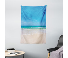 Paradise Sunny Sky Scene Tapestry