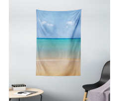 Calm Beach Hot Sun Tapestry