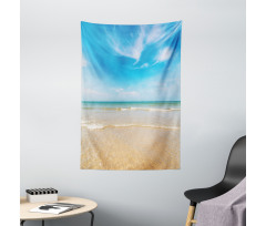 Tropic Sea Sky Scenery Tapestry