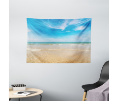 Tropic Sea Sky Scenery Wide Tapestry