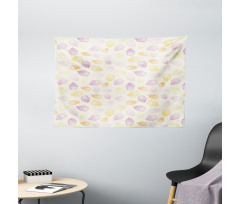 Creamy and Cupcakes Wide Tapestry