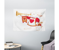 Bunny Fairytale Wide Tapestry