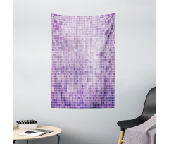 Pixel Inspired Tiny Squares Tapestry