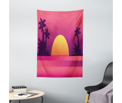 Dramatic and Exotic Scene Tapestry