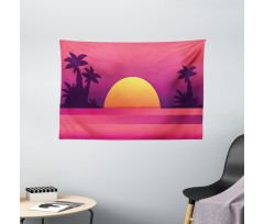 Dramatic and Exotic Scene Wide Tapestry