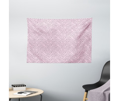 Valentine's Day Theme Motifs Wide Tapestry