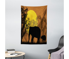 Animals and Trees Tapestry