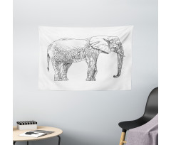 Creative Mammal Wide Tapestry