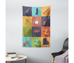 Jazz Equipment Music Tapestry