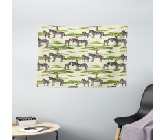 Wildlife Animals in a Forest Wide Tapestry