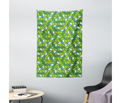 Modern Geometric Formation Tapestry