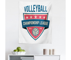 Voleybol Mikrofiber Duvar Halısı Spor Şampiyonası Lig Modern Tasarım Amblem