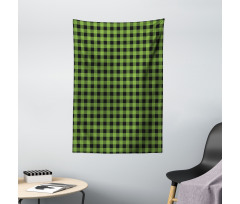 Natural Plaid Inspired Tapestry