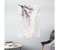 Cherry Blossom Flower Tapestry