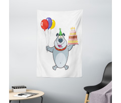 Bulldog Balloons and Cake Tapestry