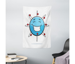 Scientific Cheerful Particle Tapestry