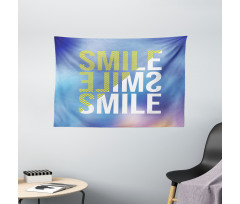 Modern Design Positive Word Wide Tapestry