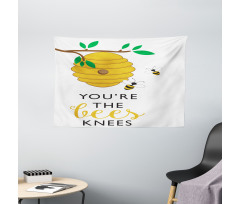 You're the Bees Knees Wide Tapestry