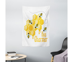 Bee Charmer Lettering Tapestry