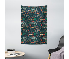 Items Caribou Moustache Tapestry