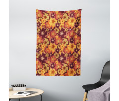 Flowers of Autumn Style Art Tapestry