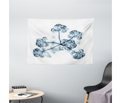 Hortentia Blossom Nature Wide Tapestry