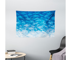 Mosaic Triangle Graphic Wide Tapestry