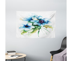 Nature Painting Wide Tapestry