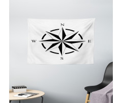 Monotone Compass Wide Tapestry