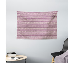 Bicolored Triangular Wide Tapestry