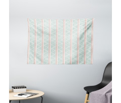 Horizontal Aztec Art Wide Tapestry