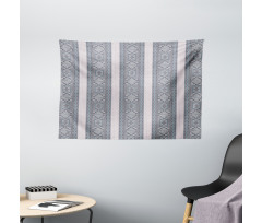 Triangles Soft Tones Wide Tapestry