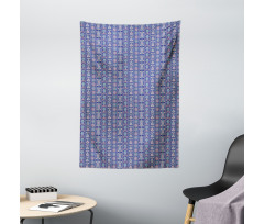 Tribal Motifs Botany Tapestry