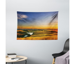 Mediterranean Valley Wide Tapestry